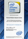 Intel Technology Provider Gold 2011