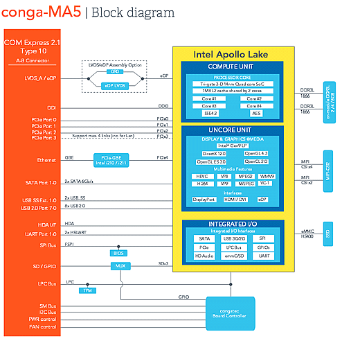 Conga MA5 diagram